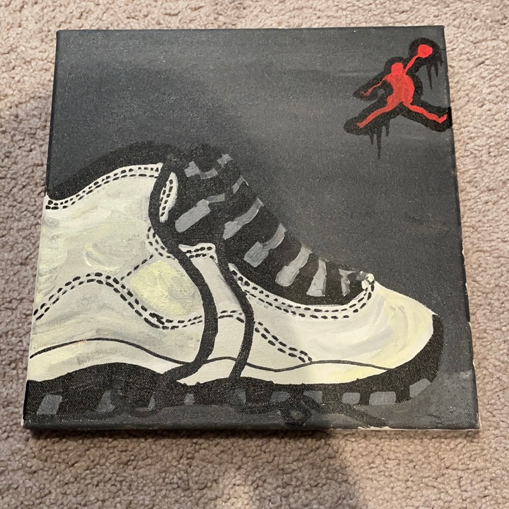 Air Jordan retro 10 painting